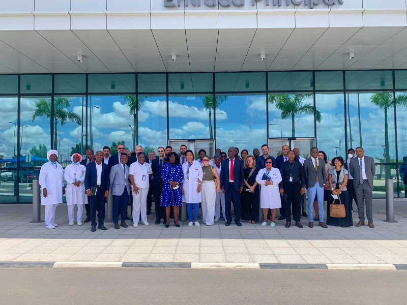 Ministério do Saúde do Brasil Visita HMIAM no Âmbito dos Projectos de Cooperação Técnica entre Angola e Brasil na Área da Saúde
